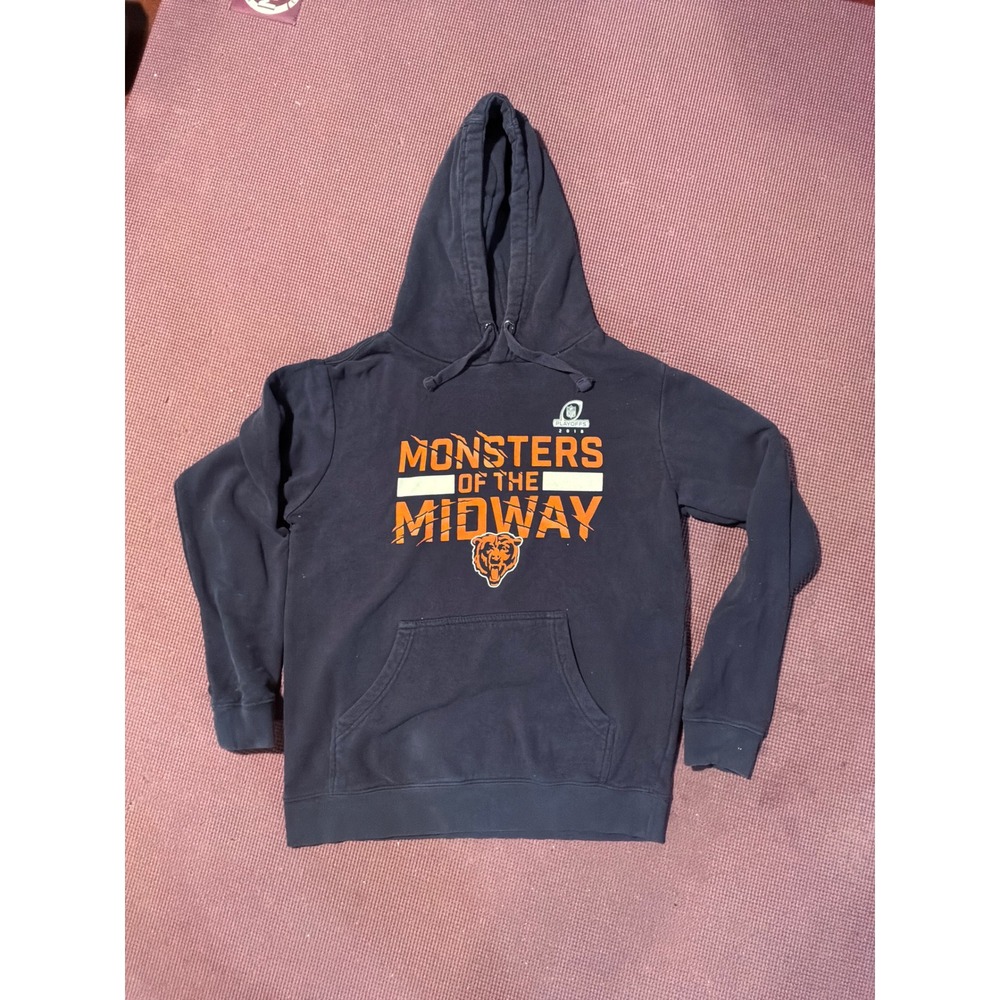 NFL Pro Line Chicago Bears Monsters of the Midway 2018 Playoff Hoodie Navy Blue